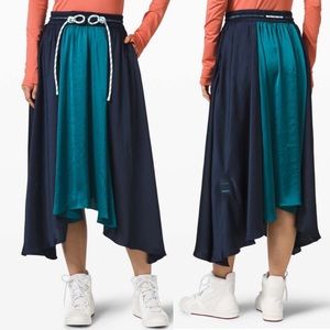 Lululemon Roksanda Face Forward Flowy Satin Skirt